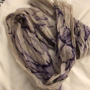 Tie-dye Purple Tone Scarf
